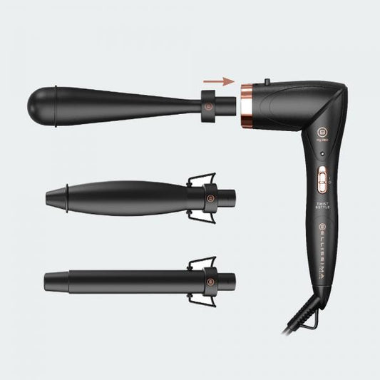IMETEC BELLISSIMA TWIST & STYLE KIT (11888A) - PIASTRA MODELLANTE CAPELLI - PIASTRA IN CERAMICA - 200W