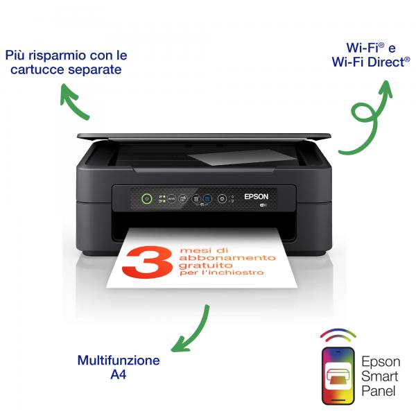 EPSON EXPRESSION HOME XP-2200 (C11CK67403) - STAMPANTE MULTIFUNZIONE INKJET A4 - WI-FI - 14 PPM