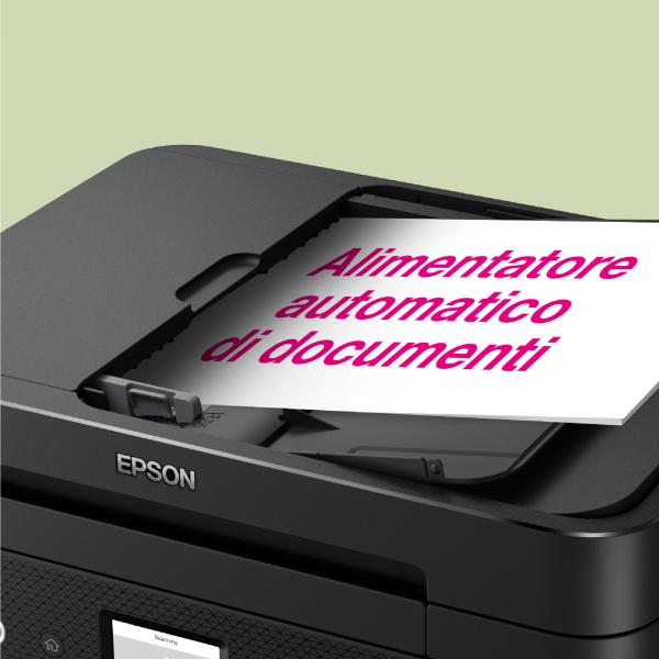 EPSON WorkForce WF-2960DWF (C11CK60403) - STAMPANTE MULTIFUNZIONE INKJET A4 - WI-FI - FAX - FRONTE/RETRO AUTO - 33 PPM