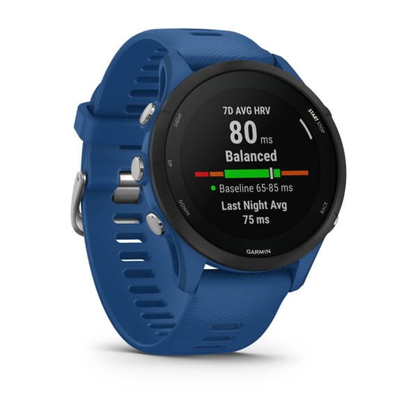 Garmin Forerunner 255 3,3 cm (1.3") MIP 46 mm Digitale 260 x 260 Pixel Blu Wi-Fi GPS (satellitare)