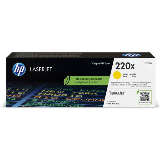 HP 220X Yellow Original LaserJ
