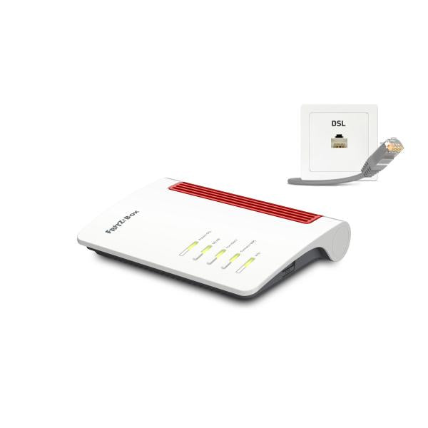 Box FRITZ! 7530 AX router wireless Gigabit Ethernet Dual-band (2.4 GHz/5 GHz) Bianco