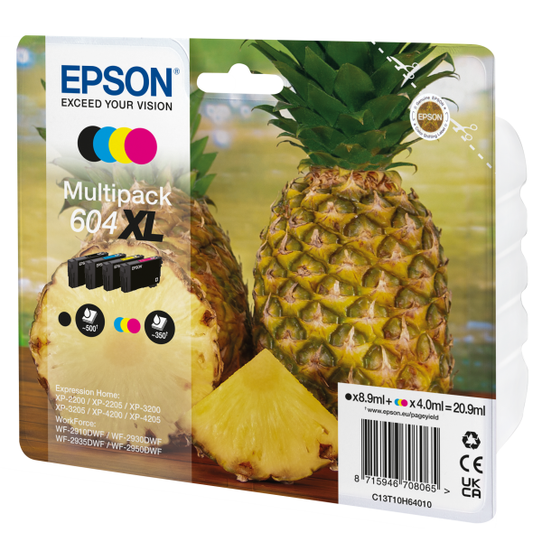 EPSON 604XL MULTIPACK (C13T10H64010) - CARTUCCIA ORIGINALE AD ALTA EFFICIENZA