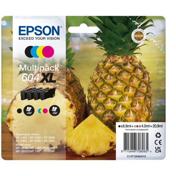 EPSON 604XL MULTIPACK (C13T10H64010) - CARTUCCIA ORIGINALE AD ALTA EFFICIENZA