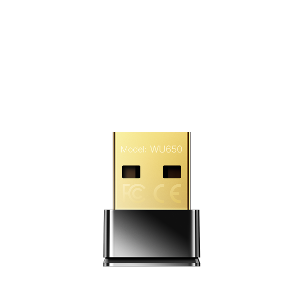 CUDY WU650 - ADATTATORE DI RETE MINI USB AC650 WI-FI