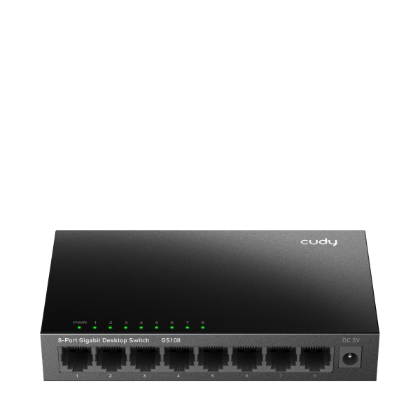 CUDY GS108 - SWITCH 8 PT GIGABIT - METAL CHASSIS