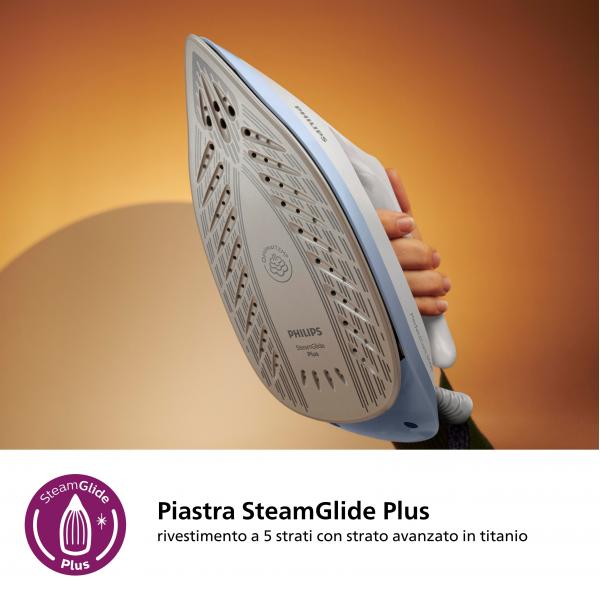 Philips 6000 series PSG6026/20 ferro da stiro a caldaia 1,8 L SteamGlide Plus Grigio