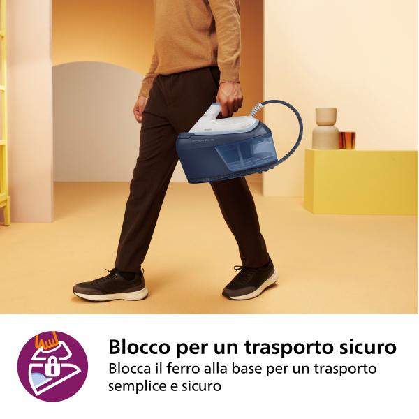 Philips 6000 series PSG6026/20 ferro da stiro a caldaia 1,8 L SteamGlide Plus Grigio