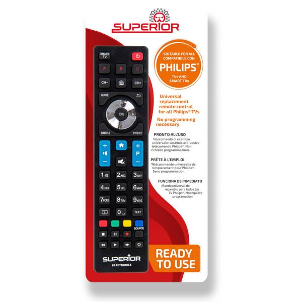 SUPERIOR SUPTRB010 - TELECOMANDO UNIVERSALE PER SMART TV PHILIPS