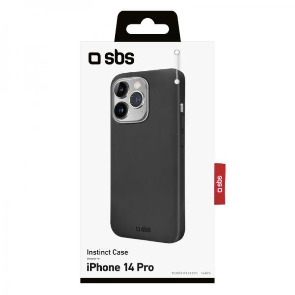 SBS Cover Instinct per iPhone 14 Pro - (SBS TEINSTIP1461PK custodia per cellulare 15,5 cm (6.1") Nero)