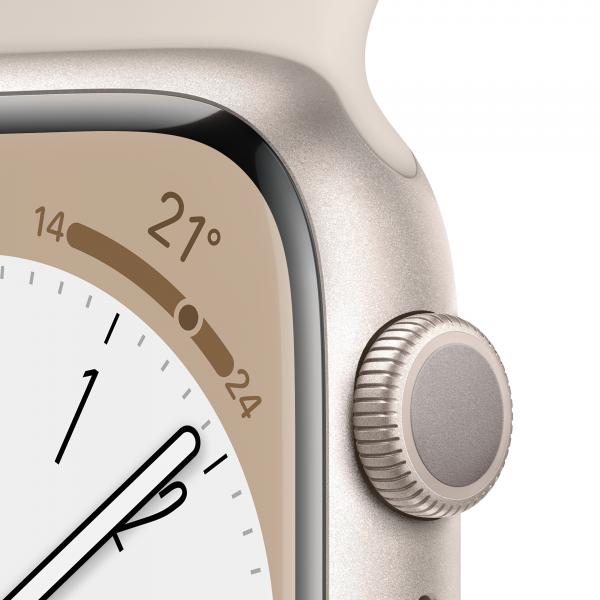 Apple Watch Series 8 OLED 45 mm Digitale 396 x 484 Pixel Touch screen Beige Wi-Fi GPS (satellitare) - (Apple Watch Series 8 OLED 45 mm Digitale 396 x 484 Pixel Touch screen Beige Wi-Fi GPS (satellitare))