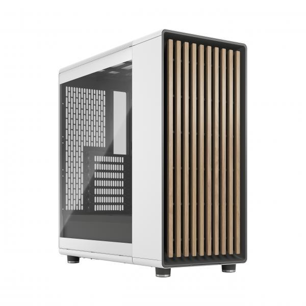 FRACTAL CASE MID TOWER NORTH CHALK WHITE TG CLEAR TINT