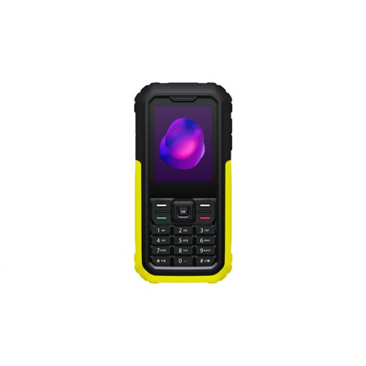 TCL 3189 ILLUMINATING YELLOW RUGGED 4G PHONE 2.4" IP68