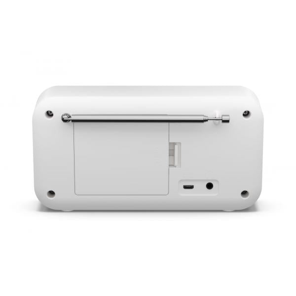 SHARP DR-P420(WH) - RADIO DIGITALE PORTATILE - DAB/DAB+ - LCD MONOCROMATICO - BLUETOOTH 5.0 - WHITE