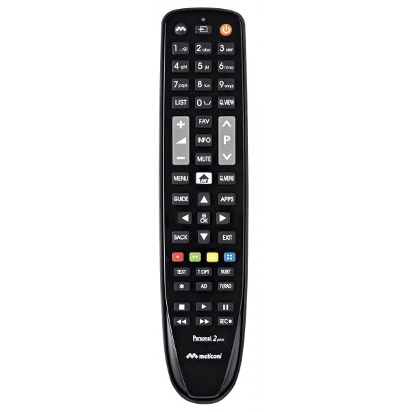 Meliconi Gumbody Personal 2 Plus telecomando IR Wireless TV Pulsanti