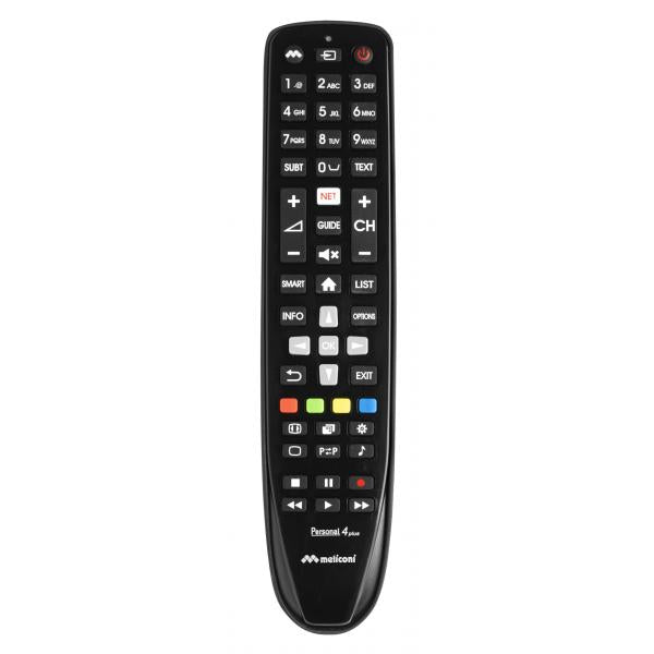 Meliconi Gumbody Personal 4 plus telecomando IR Wireless TV Pulsanti