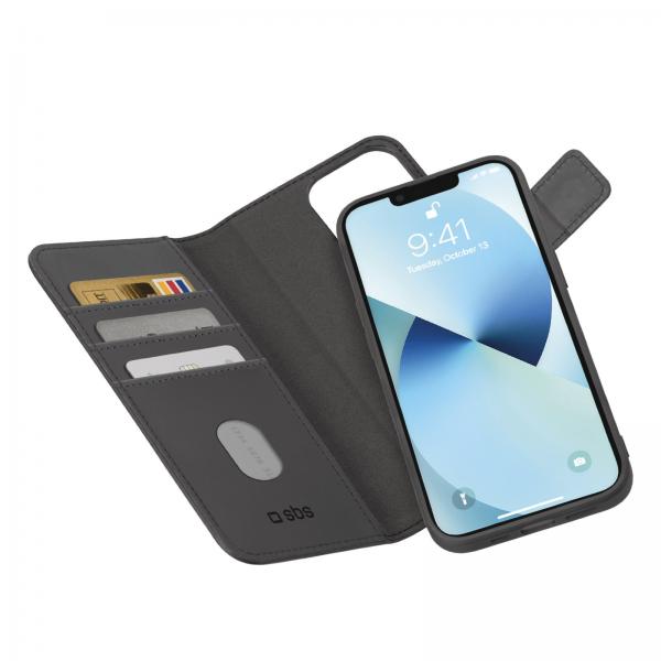 SBS Duo Mag custodia per cellulare 15,5 cm (6.1") Custodia a libro Nero - (SBS Duo Mag custodia per cellulare 15,5 cm (6.1") Custodia a libro Nero)