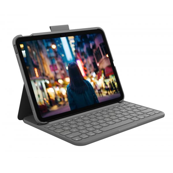 Logitech 920-011427 tastiera per dispositivo mobile QWERTY Italiano Bluetooth Grigio