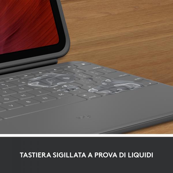 Logitech 920-011204 tastiera per dispositivo mobile QWERTY Italiano Smart Connector Grafite