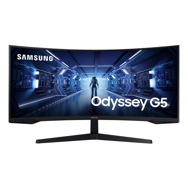 Samsung G55T Monitor PC 86,4 cm (34") 3440 x 1440 Pixel UltraWide Quad HD LED Nero