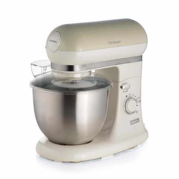 ARIETE ARIETE IMPASTATRICE VINTAGE BEIGE (1588/03) - TAZZA ACCIAIO INOX 5,5 L - 7 VELOCITA'' + PULSE - 2400W