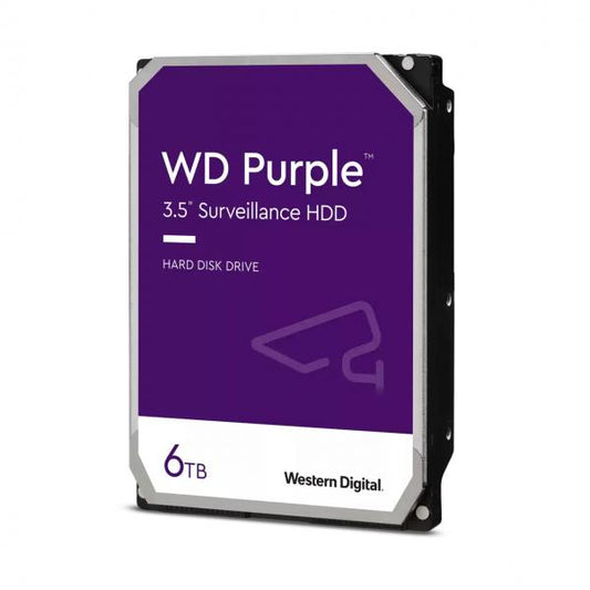 HD WD PURPLE WD64PURZ 6TB SATA3 256MB per VIDEOSORVEGLIANZA EU
