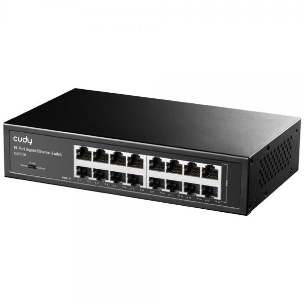 CUDY GS1016 - 16-PORT GIGABIT METAL SWITCH