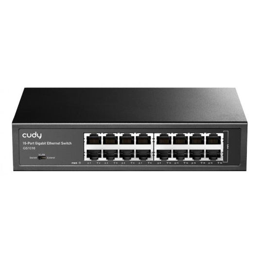 CUDY GS1016 - SWITCH 16 PT GIGABIT - METAL CHASSIS