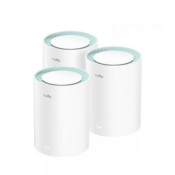 CUDY M1300(3-PACK) - MESH SYSTEM AC1200 WI-FI AC1200 WI-FI GIGABIT - 3 NODI