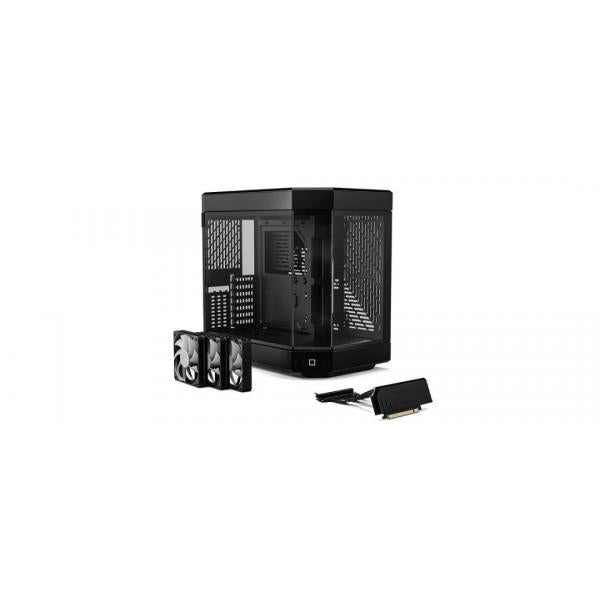HYTE CASE MID TOWER DC Y60 BLK 3*TG 3xF12 Fan CS-HYTE-Y60-B