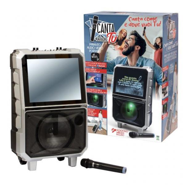 CANTA TU KARAOKE GIOCHI PREZIOSI (HY2110) - DISPLAY TOUCH 14"" - 40W - BLUETOOTH - WIFI - ANDROID - LUCE LED RGB