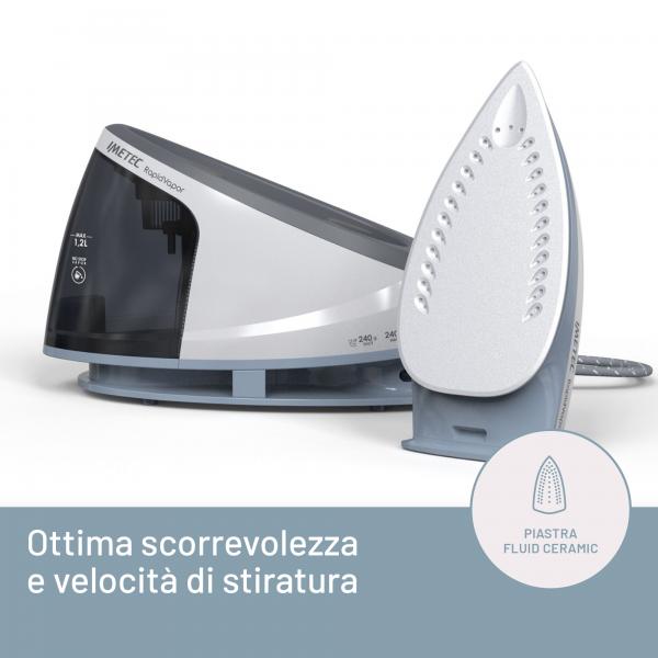 IMETEC 9033 FERRO A CALDAIA RAPID VAPOR 2400W 5BAR GRIGIO AZZUR