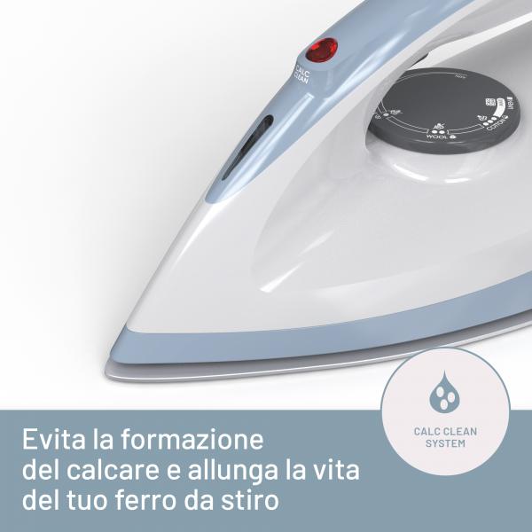 IMETEC 9033 FERRO A CALDAIA RAPID VAPOR 2400W 5BAR GRIGIO AZZUR