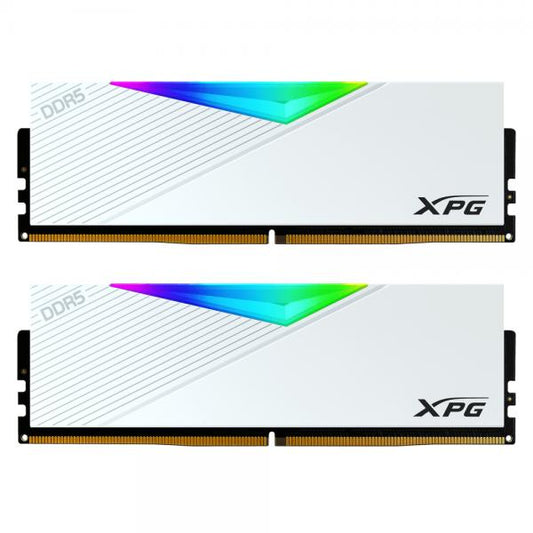MEM DDR5 ADATA XPG LANCER RGB 32GB 2x16GB) 6400MHz WHITE AX5U6400C3216G-DCL