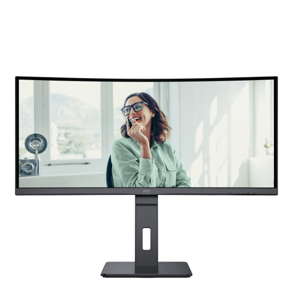 AOC CU34P3CV - 34"" MONITOR WQHD+ - CURVO - 100 HZ - MULTIMEDIALE - W3Y