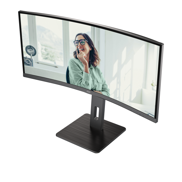 AOC CU34P3CV - 34"" MONITOR WQHD+ - CURVO - 100 HZ - MULTIMEDIALE - W3Y