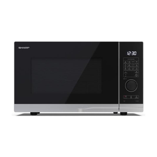 SHARP YC-PG284AE-S - FORNO A MICROONDE 28LT - 1000W - CONTROLLO DIGITALE - GRILL - 11 LIVELLI DI POTENZA - BLACK/SILVER