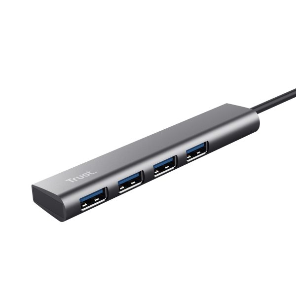 Trust Halyx USB 3.2 Gen 1 (3.1 Gen 1) Type-A 5 Mbit/s Nero, Grigio