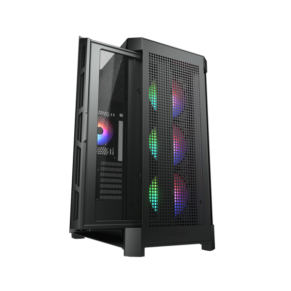 COUGAR CASE M.TOWER DUOFACE PRO CON 2 PANELLI FRONTALI 4X120mm ARGB PWM FAN