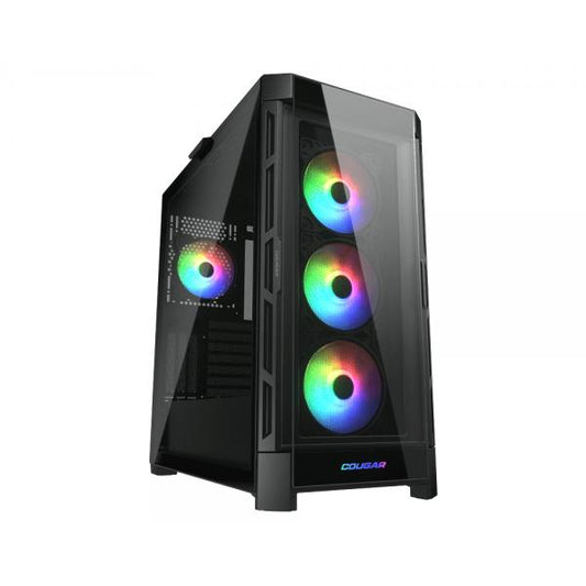 COUGAR CASE M.TOWER DUOFACE PRO CON 2 PANELLI FRONTALI 4X120mm ARGB PWM FAN