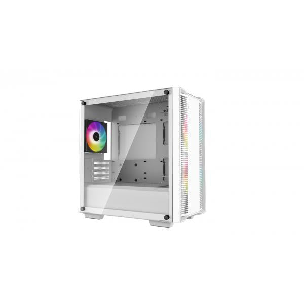 DEEPCOOL CASE MICRO ATX CC360 BIANCO TG 3xFAN ARGB R-CC360-WHAPM3-G-1
