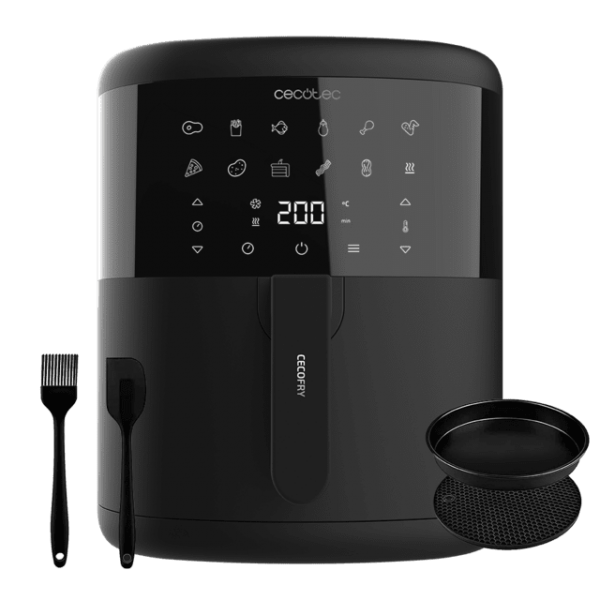CECOTEC CECOFRY BOMBASTIK 6000 FRIGGITRICE 6 LT. SCHERMO DIGITALE + ACCESSORI
