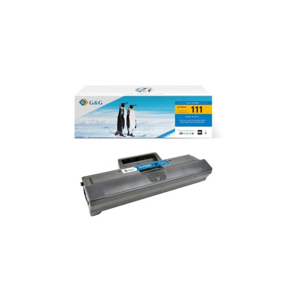 SAMSUNG MLT-D111S BLACK - TONER COMPATIBILE G&G CON CHIP - 1000 PAG.
