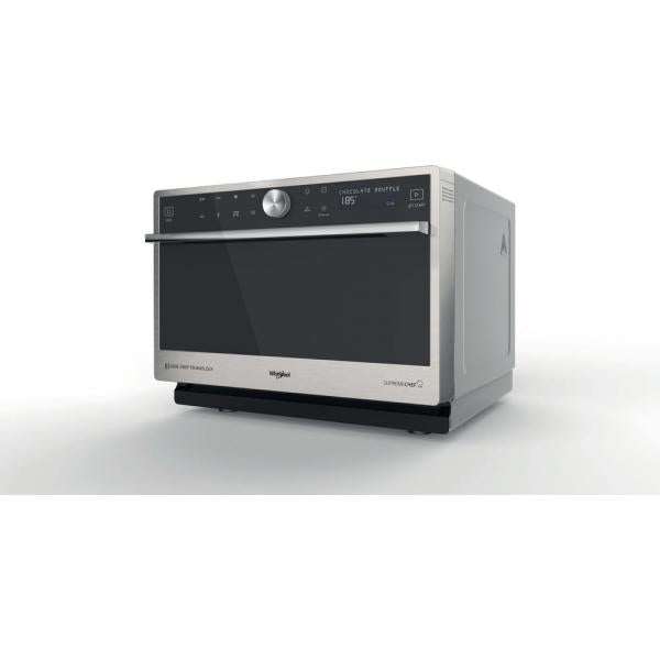 Whirlpool Supreme Chef MWSC 9133 SX Nero, Acciaio inox Microonde combinato Superficie piana 33 L 1000 W