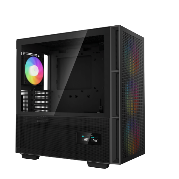 DEEPCOOL CASE MID TOWER CH560 DIGITAL TG 3x140F+1*120B FAN ARGB R-CH560-BKA