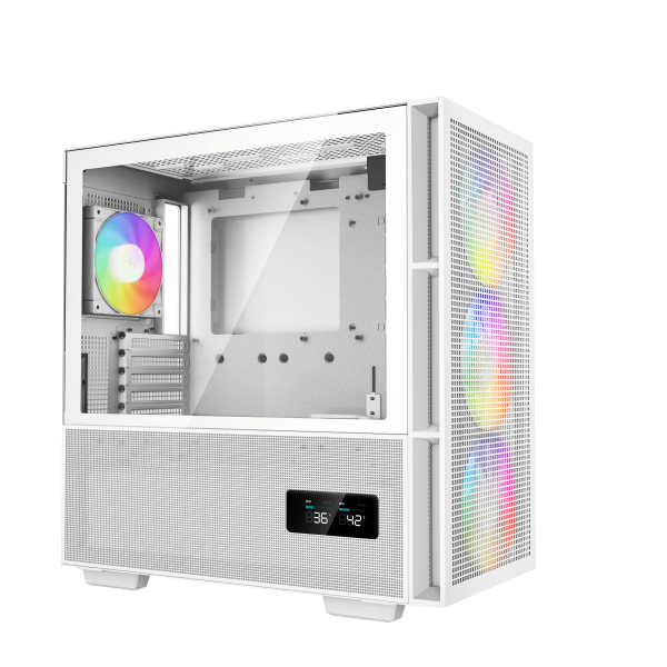 DEEPCOOL CASE MID T.CH560WH DIGITAL WHITE TG 3x140F+1*120B ARGB R-CH560WHAP