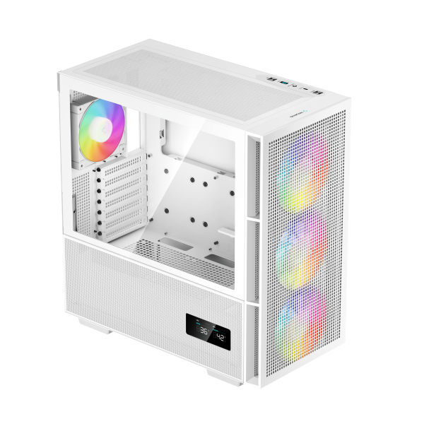 DEEPCOOL CASE MID T.CH560WH DIGITAL WHITE TG 3x140F+1*120B ARGB R-CH560WHAP