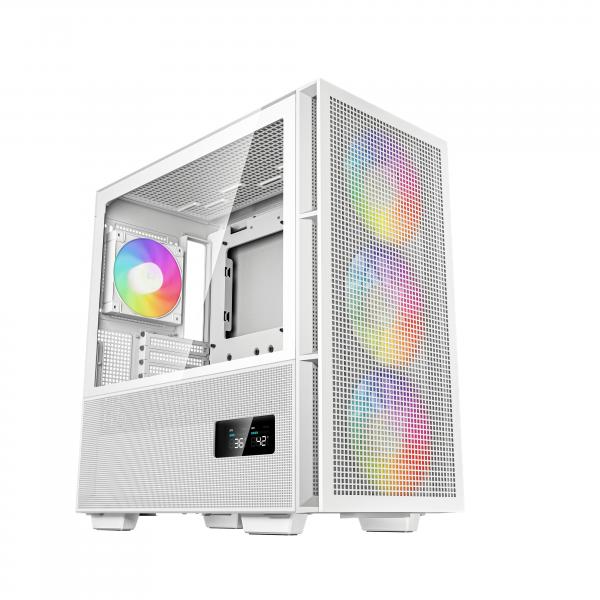DEEPCOOL CASE MID T.CH560WH DIGITAL WHITE TG 3x140F+1*120B ARGB R-CH560WHAP