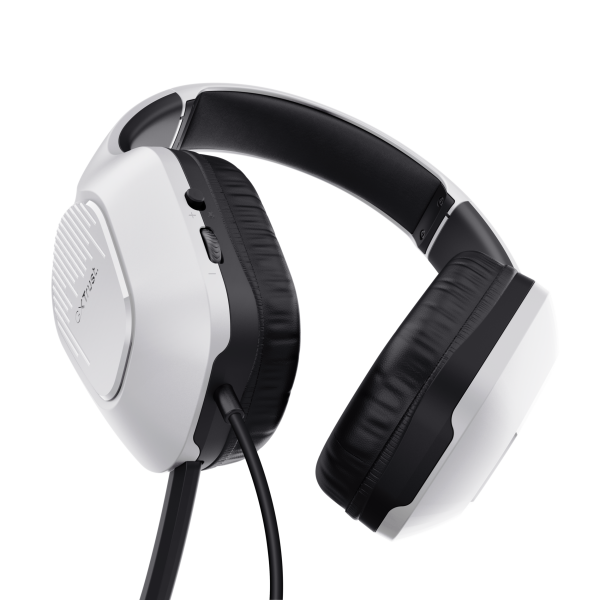 Trust GXT 415W Zirox Auricolare Cablato A Padiglione Gaming Bianco