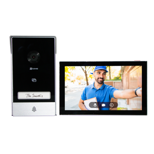 EZVIZ HP7 VIDEOCITOFONO 2K 2 FILI CON MONITOR TOUCH 7" (apre 1 serratura e 1 porta automatica)